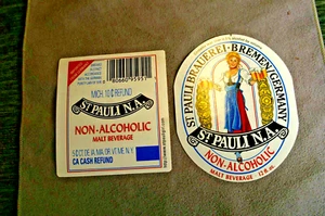 26) Bier Etikett aus Bremen: St. Pauli Brauerei St. Pauli Girl Non -Alcoholic - Bild 1 von 1