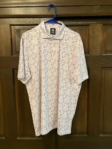 DONALD ROSS SPORT....Men's Patriotic Golf Polo...Red, White, & Blue....XL / XXL - Picture 1 of 3
