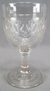 EAPG Keystone Grape Unknown Manufacturer Victorian Water Goblet Circa 1870s - Picture 1 of 7