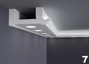 (14 meter) - LED Stuckleisten Lichtvoutenprofil indirekte Deckenbeleuchtung - Bild 1 von 5