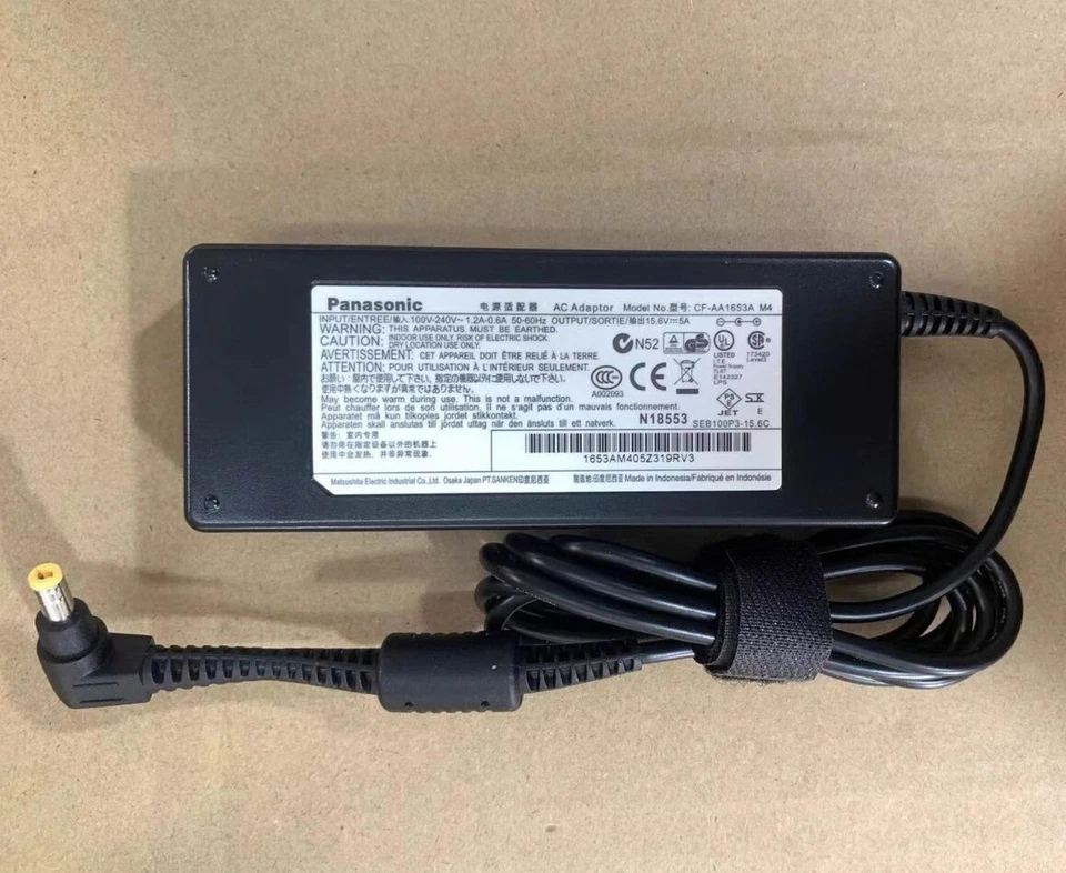For Panasonic Toughbook CF-19 CF-29 CF-30 CF-31 78W AC Adapter Charger - Image 1 of 1