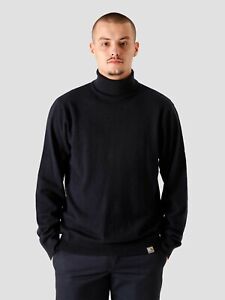 CARHARTT WIP Playoff Turtleneck Sweater-Dark Navy Size M