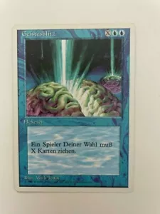 MTG GERMAN REVISED EDITION BRAINGEYSER NM/M MAGIC THE GATHERING RARE SORCERY - Picture 1 of 6