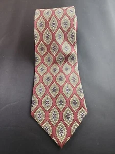 Kuppenheimer Mens Silk Tie Burgundy Paisley; 100% Silk; Made in Italy - Picture 1 of 3