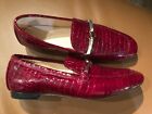 Kate Spade Women's Leather Red Lana Loafer Flat Slip On Size: 7.5 M