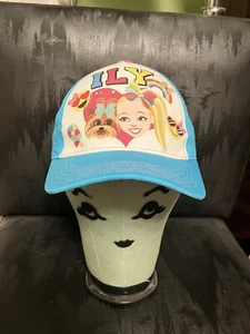 Baseball Cap Hat Nickelodeon Kids Girls JoJo Blue ILY New Tags Bow Heart - Picture 1 of 3