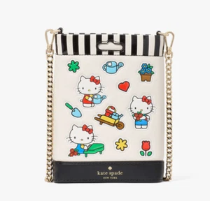 Kate Spade Hello Kitty X Ksny Phone Crossbody Chain Pouch ~NWT~ - Picture 1 of 5