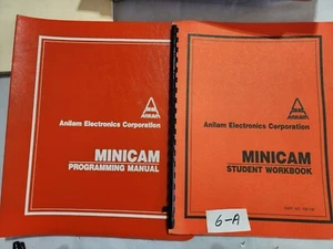Lote de 2- Manual de programación de minicámara Anilam y libro de trabajo para estudiantes - Imagen 1 de 3