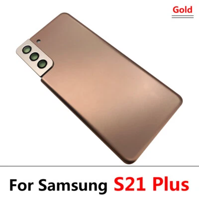 后背电池玻璃保护套 外壳 带相机镜头 适用于三星 Galaxy S21+ PLUS — 第 1/4 张图片