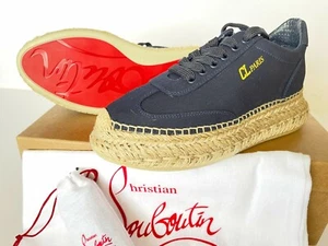Christian Louboutin Espasneak Canvas Espadrille Platform Sneakers  Eur 36 / US 6 - Picture 1 of 12