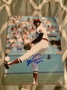 Fergie Jenkins autographed 8 x 10 RED SOX baseball photo w/inscription. HOFer. - Picture 1 of 2
