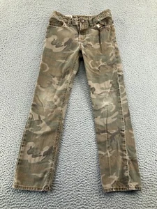 Polo Ralph Lauren Skater 750 Jeans Boys 12 Camo Youth Slim Straight 26x26 - Picture 1 of 23