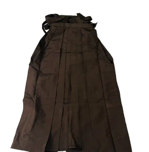Men's Japanese Kimono HAKAMA Vintage Samurai Pants Typ Brown Stylish Dandy Cute - Picture 1 of 19