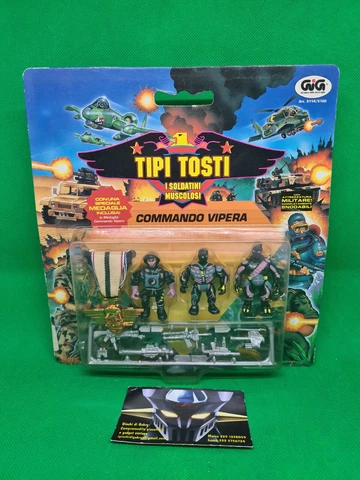 GIG - Types Tosti - Military Muscle Men - Commando Viper - New Cover