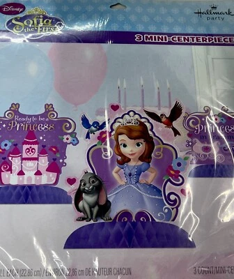 Sofia The First Table Decorations Centerpieces Plus Confetti Birthday Supplies - Image 1 of 2