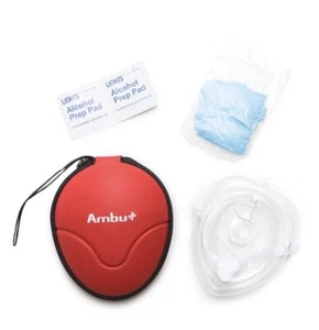 Ambu Res-Cue Mask REF 252301004 CPR Rescue w/Elastic Strap & O2 Inlet - Sealed - Picture 1 of 2