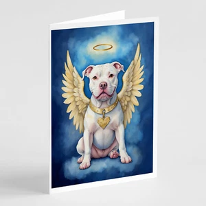 Pit Bull Terrier My Angel Greeting Cards and Envelopes Pack of 8 DAC7050GCA7P - Picture 1 of 3
