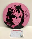 Custom Pink Record LP Signed by SAMANTHA FOX with COA