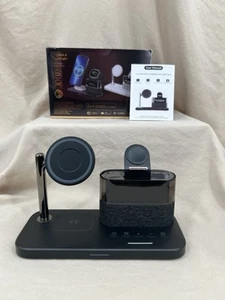 Smart Phone Smart Watch Charging Station Clock Magnetic Apple Products Suggested - Photo 1 sur 7