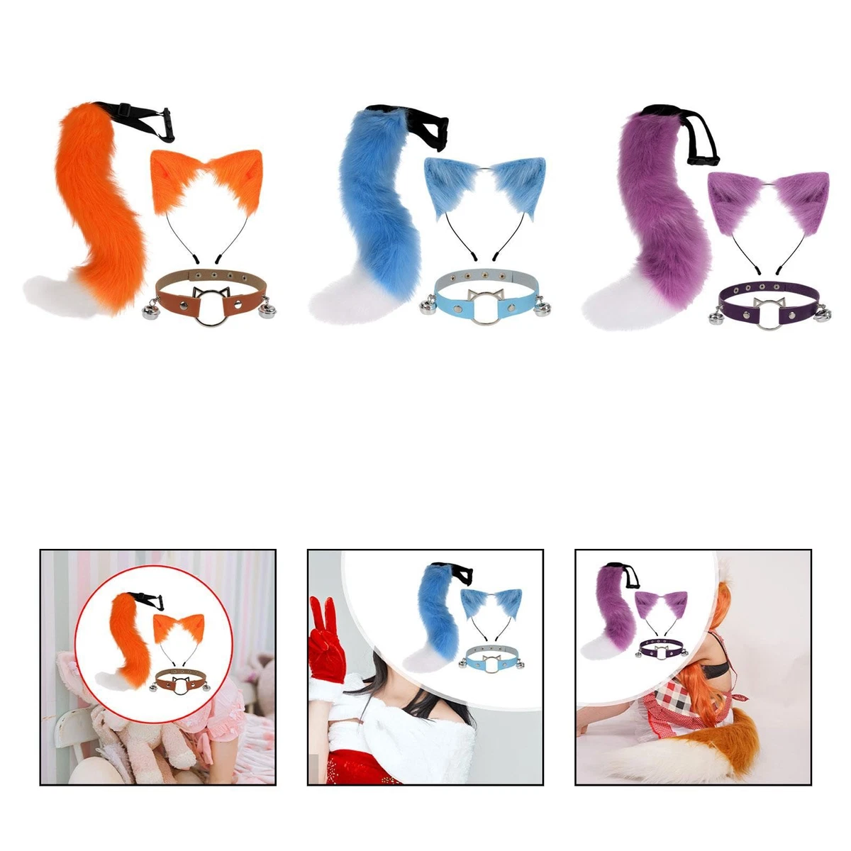 Teufel Stirnband Mit Tierohren – Haarreif Für Kostüme, Cosplay & Partys | In Verschiedenen Farben