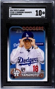 2024 Topps Flagship Collection - Companion Card #CTCSP-2 Yoshinobu Yamamoto (RC) - Picture 1 of 2