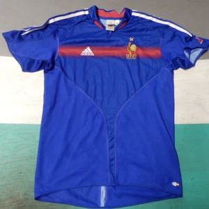 Camiseta de fútbol de la Selección Nacional Adidas de la Copa Mundial de Francia 2004 FFF niños jóvenes XL - Imagen 1 de 3