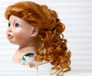 Doll Wig 12-13 Charmaine #123 Monique Collection Medium Auburn Washable Air Dry - Picture 1 of 7