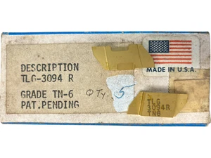 (5Pcs) TGI TLG-3094 R  Grade: TN-6 Carbide Inserts - Picture 1 of 1