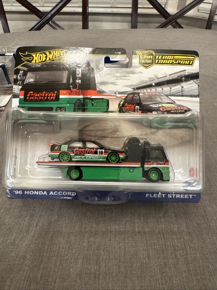 Honda Accord Fleet Street #65 Hot Wheels Car Culture Team Transport Castrol 96 Foto 1 de 1