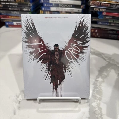 The Crow Steelbook (4K Ultra HD + Blu-ray + Digital 2024) New - Image 1 of 3