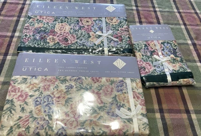 VTG Eileen West Full Sheet Set Victorian Tapestry 200% Combed Cotton - Image 1 of 4