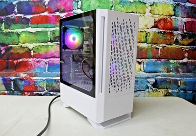 Custom RGB Gaming Desktop PC Intel Core i7 3.40 Quad 32 GB SSD Nvidia RTX 5060 - Immagine 1 di 4