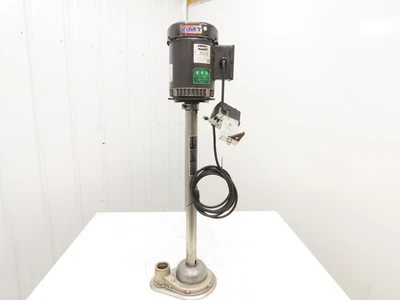 Bomba de sumidero de acero inoxidable AMT Gorman-Rupp 523C-98 motor .5HP 1725RPM 115/230V 1PH 56C Foto 1 de 4
