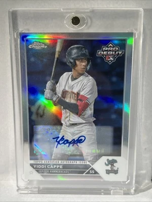 2023 Topps Pro Debut - Chrome Yiddi Cappe #PDC-102 Refractor /99 (RC) - Image 1 of 2