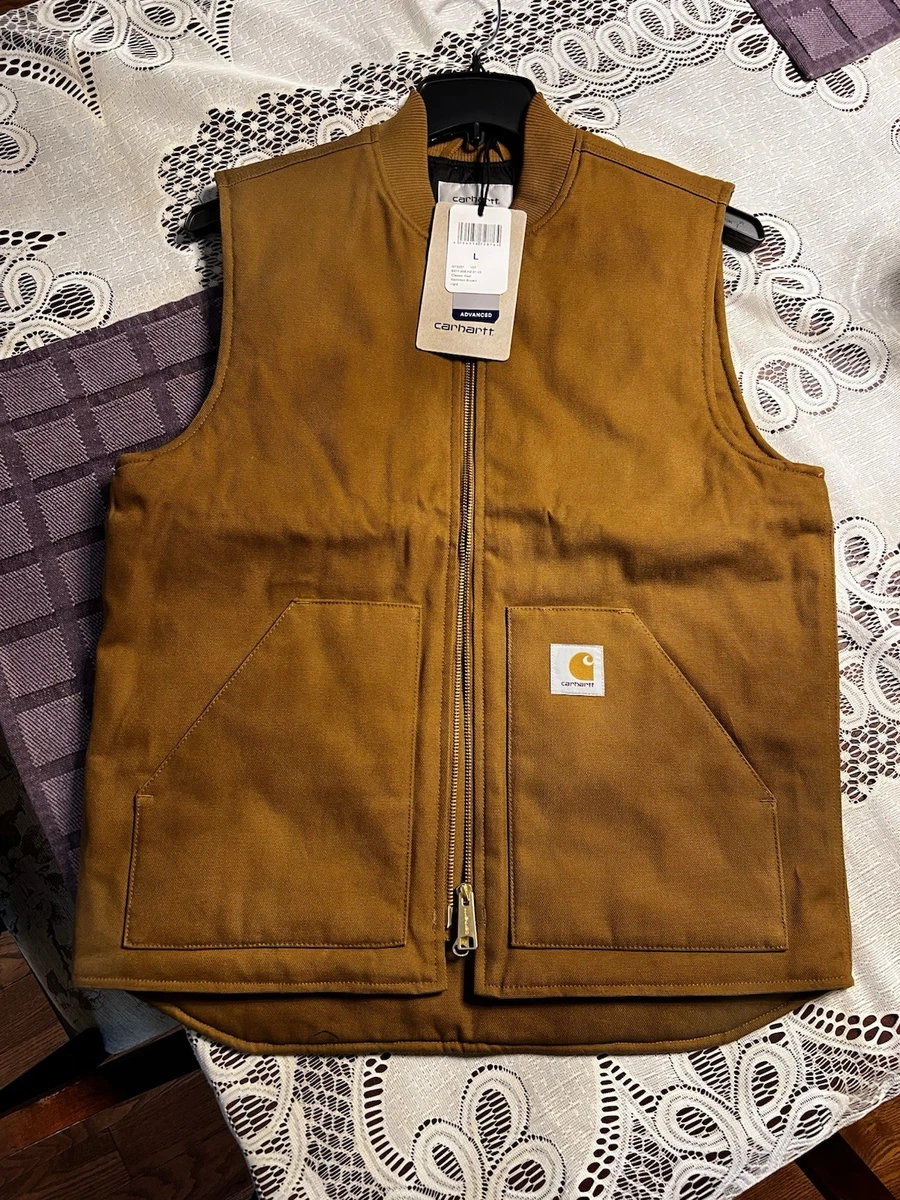 Carhartt Duck Vest In Men's Coats & Jackets for sale | eBay