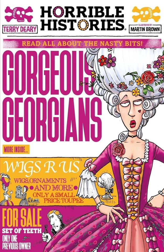 Gorgeous Georgians (newspaper edition) by Terry Deary Paperback Book - Image 1 of 1
