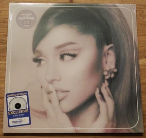 Ariana Grande Positions CLEAR Vinyl Record LP 2021 Walmart NEW SEALED r&b - Picture 1 of 7