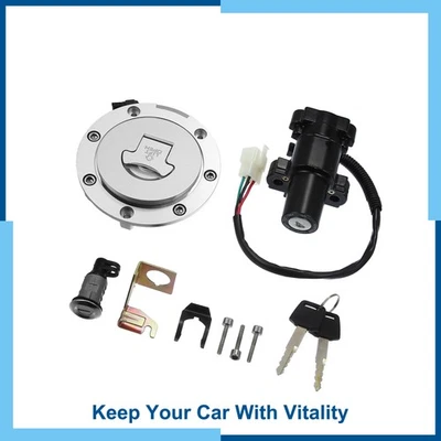 Interruptor de encendido de motocicleta tapa de gas combustible bloqueo de asiento con llave para Honda CBR600F4i Foto 1 de 4