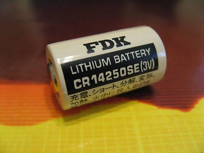 FDK/Sanyo CR14250SE 3.0 Volt Lithium Battery, CR-1/2AA, NEW!