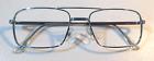 Vintage ELITE OPTICAL Albert Silver 56/20 Eyeglass Frame New Old Stock #C11
