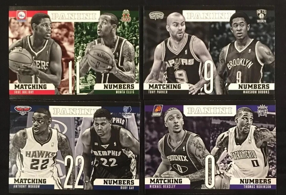 2012-13 Panini Basketball Matching Numbers Insert Cards Lot You Pick - Image 1 of 2