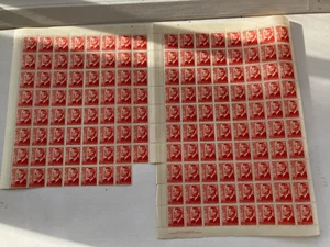 AUSTRALIA PREDECIMAL 1951 KGVI DEFINS PART SHEET OF 143 VERY FINE MNH - Picture 1 of 2
