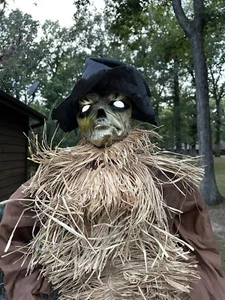 Spirit Halloween The Harvester Scarecrow Animatronic Animated Prop w/Box Works - Picture 1 of 10