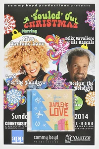 Darlene Love A ‘Souled’ Out Christmas Concert Poster 2014 w It’s Christmas CD - Picture 1 of 5