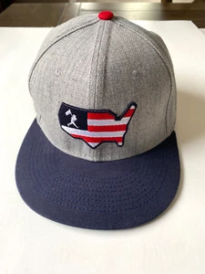 Baseball Cap/Hat 'Believe in Baseball' - Gray w/Blue, Non-adjustable, Size 7 1/4 - Picture 1 of 3