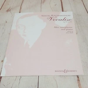 Vocalise, Op. 34, No. 14: Saxofón alto y piano de RACHMANINOFF partituras - Imagen 1 de 4