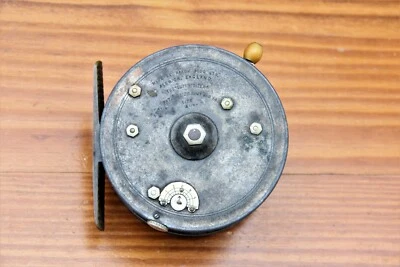 "ВИНТАЖНАЯ НАХЛЫСТОВАЯ КАТУШКА HARDY THE ""SUPER SILEX"" - БРИТАНСКАЯ." PAT. NO'S 298101 И 145 - Изображение 1 из 4