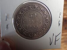 Canada NFLD 50 Cents 1900  *silver*