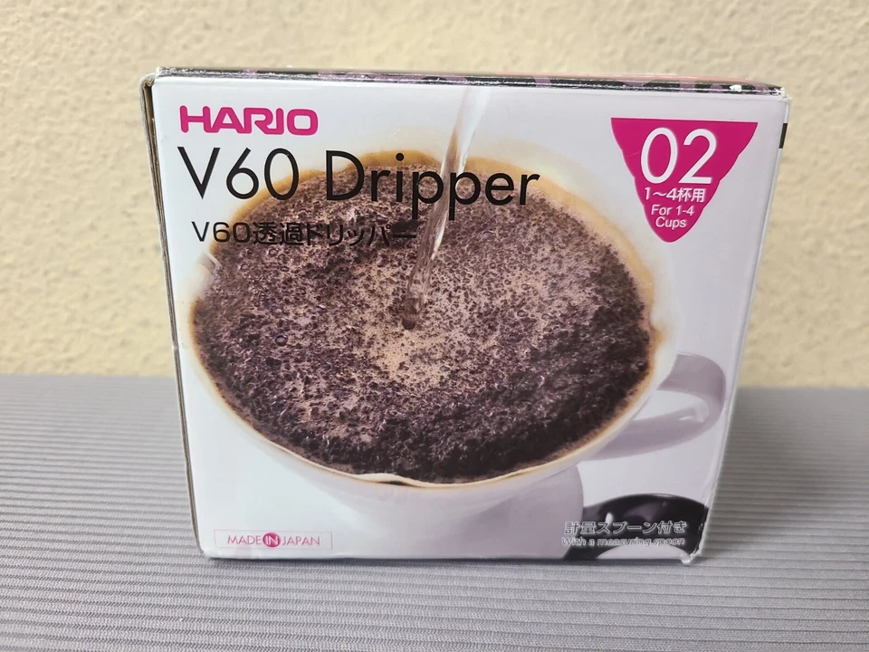 Hario V60 Ceramic Coffee Dripper Size 02 White OPEN BOX NEW  - Image 1 of 4