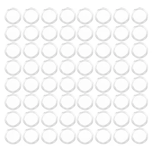  100 Pcs Coin Holders Case Board Game Collecting Supplies Clear Medal Storage - Picture 1 of 18